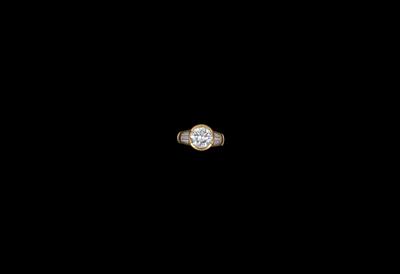 A diamond ring, total weight c. 3.90 ct - Klenoty