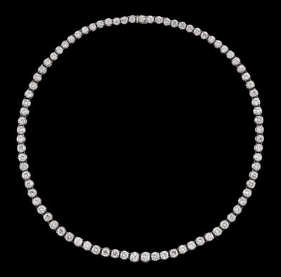 A Brilliant Necklace, Total Weight c. 13 ct - Klenoty