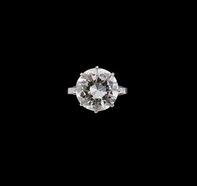 A Brilliant Solitaire Ring c. 3.80 ct - Gioielli