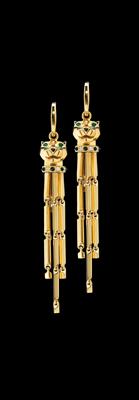 A Pair of Panthère Ear Pendants by Cartier - Gioielli