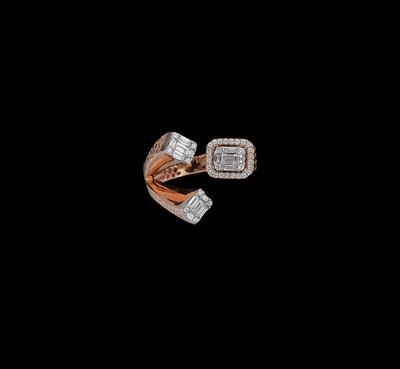 Diamantring zus. ca. 0,70 ct - Juwelen