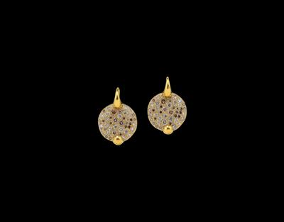 A Pair of Sabbia Brilliant Earrings by Pomellato, Total Weight c. 2.50 ct - Gioielli