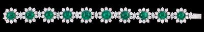 A Diamond and Emerald Bracelet - Gioielli