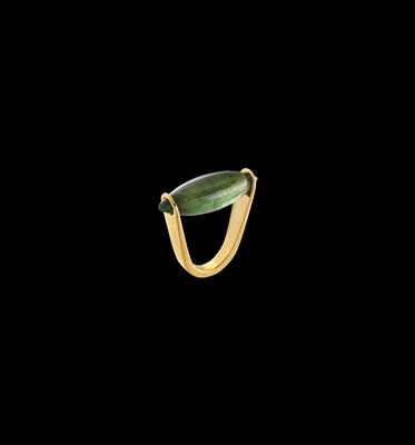 A Tourmaline Ring by Friedrich Becker - Jewellery