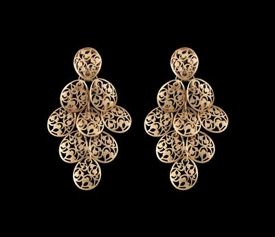 A Pair of “Arabesque” Pendant Ear Clips by Pomellato - Gioielli