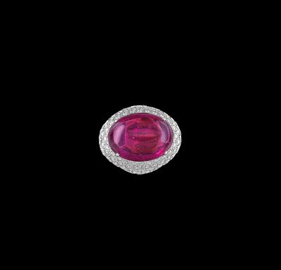 A Tourmaline Ring c. 35 ct - Jewellery