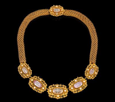 A Biedermeier Cannetille Necklace - Klenoty