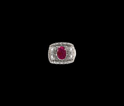 A Brilliant and Ruby Ring by Buccellati - Klenoty