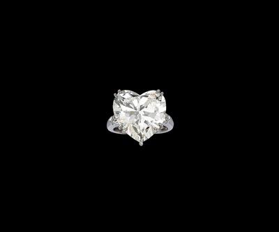 A Diamond Heart Ring 9.37 ct - Klenoty