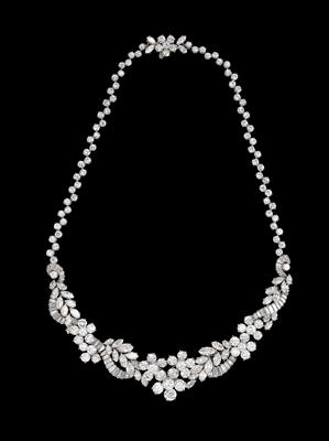 A Diamond Necklace by Massoni, Total Weight c. 40 ct - Gioielli