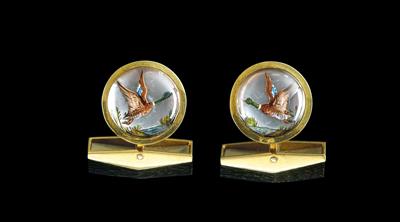 A Pair of Duck Cufflinks - Klenoty