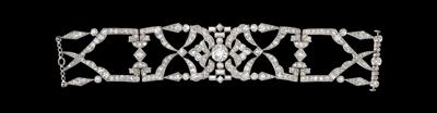 An Art Deco Diamond Bracelet by A. E. Köchert, Total Weight c. 23 ct, Designed by Erwin Lang - Gioielli