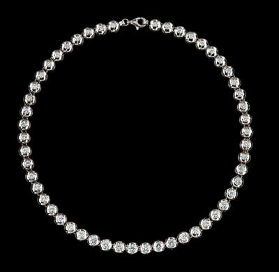 A Brilliant Necklace, Total Weight c. 7.50 ct - Gioielli