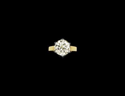 A Brilliant Solitaire Ring c. 5 ct - Klenoty