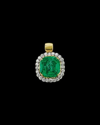 An Emerald Pendant c. 26 ct - Klenoty