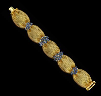 A Brilliant and Sapphire Bracelet - Gioielli