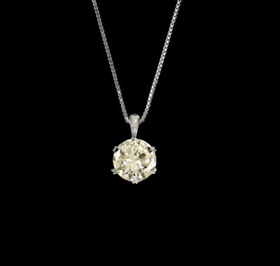 A Brilliant Solitaire Pendant 11.06 ct - Jewellery