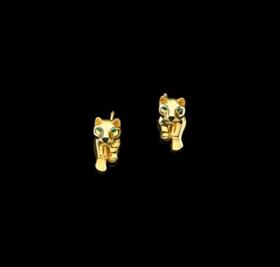 A Pair of ‘Panthère Pika’ Ear Studs by Cartier - Jewellery