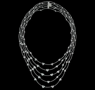 A Diamond Necklace, Total Weight c. 29 ct - Klenoty
