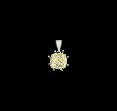 Natural Fancy Yellow Diamantanhänger 4,01 ct - Juwelen