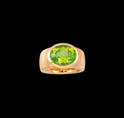 A Peridot Ring c. 11 ct - Gioielli