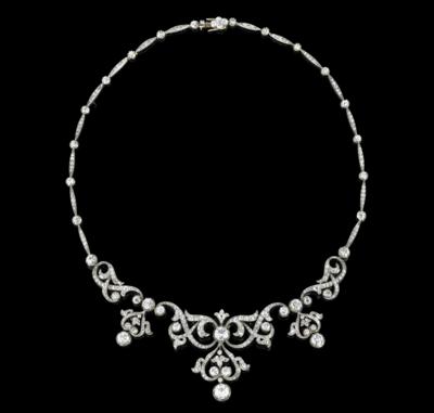 An Adjustable Diamond Diadem / Necklace, Total Weight c. 17 ct - Gioielli