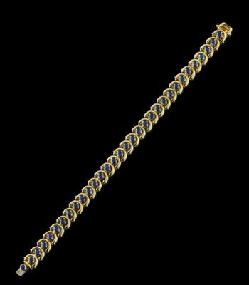 A. E. Köchert Saphir Armband zus. ca. 3 ct - Juwelen