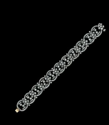 Altschliffdiamant Armband zus. ca. 12,50 ct - Juwelen