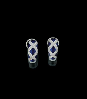 A pair of ear clips – Fabergé by Victor Mayer - Šperky