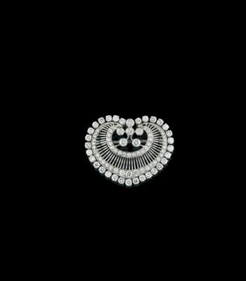 A brilliant brooch by G. Nardi, total weight c. 5.50 ct - Šperky