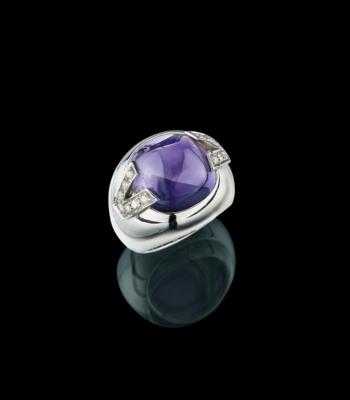 Versace Brillant Amethyst Ring - Juwelen