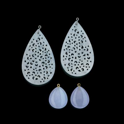 4 pendant elements for ear pendants - Exquisite Jewels