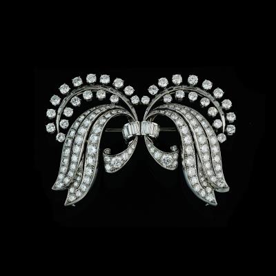 A diamond brooch by A. E. Köchert total weight c. 18 ct - Exquisite Jewels