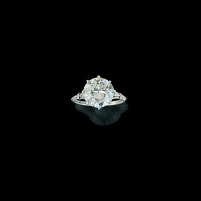 Altschliffbrillant Solitär Ring ca. 4,20 ct - Juwelen