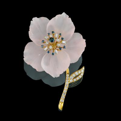 A floral brooch - Exkluzivní šperky