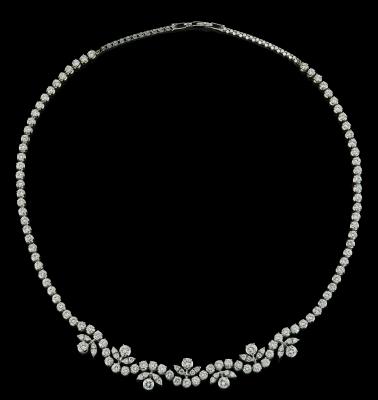 A brilliant necklace, total weight c. 11.25 ct - Exkluzivní šperky