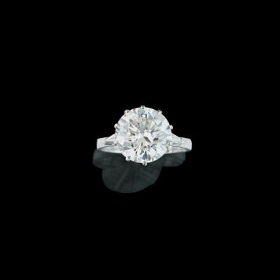 A brilliant solitaire ring 6.09 ct - Exquisite Jewels