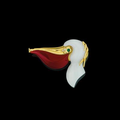 A pelican brooch - Gioielli scelti