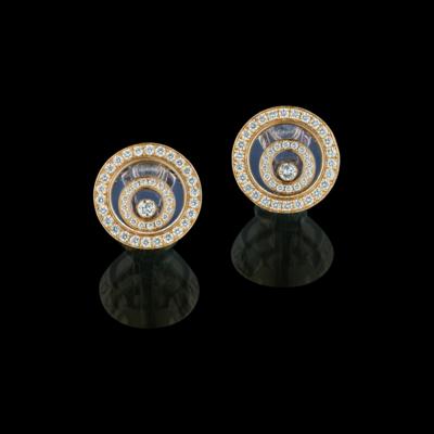 A pair of ‘Happy Spirit’ brilliant ear clips by Chopard total weight c. 1.15 ct - Exkluzivní šperky