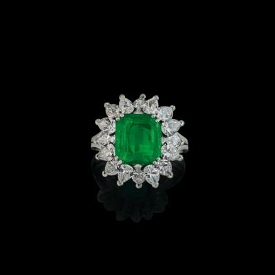 Diamant Smaragdring - Juwelen