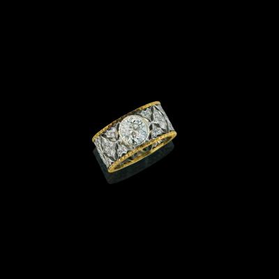 Diamantring zus. ca. 2 ct - Juwelen