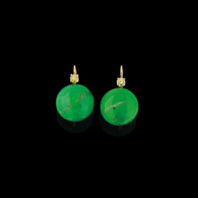 A pair of turquoise ear pendants - Gioielli scelti
