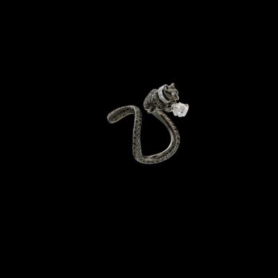 A Brilliant Big Cat Ring, Total Weight c. 3 ct - Exkluzivní šperky