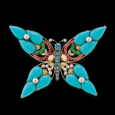 Brosche Schmetterling - Juwelen