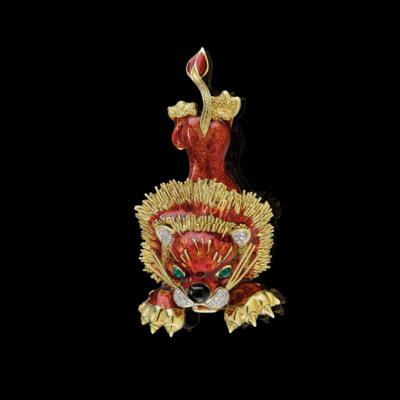 A Lion Brooch by David Webb - Exquisite Jewels