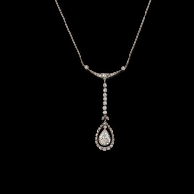 Diamant Collier zus. ca. 1,80 ct - Juwelen