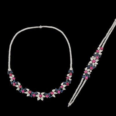 A Diamond and Gemstone Jewellery Set - Gioielli scelti
