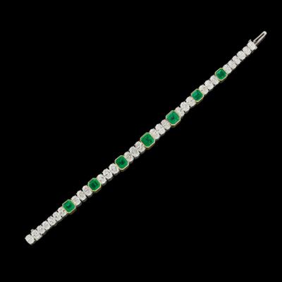Diamant Smaragd Armband - Juwelen