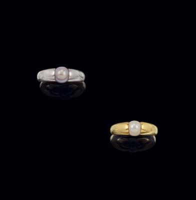 2 ‘Tahiti’ cultured pearl rings by Cartier - Exkluzivní šperky