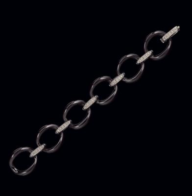 A brilliant and onyx bracelet - Gioielli scelti